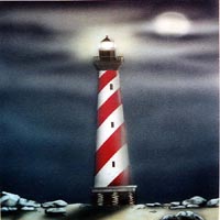Cincinnati Makeup Artist Jodi Byrne Jackets & Illustrations Lighthouse Picture Airbrush